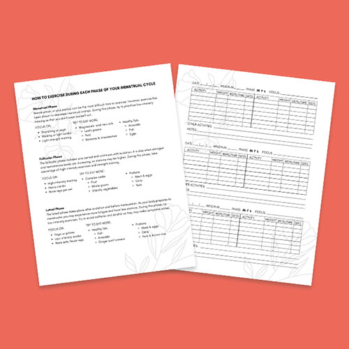 Printable Workout Journal - Frederick Graphic Design